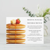 Morning Pancake Birthday Brunch | Cozy Weekend 招待状 (スタンド正面)