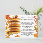 Morning Pancake Birthday Brunch | Cozy Weekend 招待状 (スタンド正面)