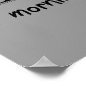 Morning Peopleポスター ポスター (角)