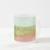 Morning Person Mug フロストグラスマグカップ (正面右)