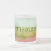 Morning Person Mug フロストグラスマグカップ (中央)