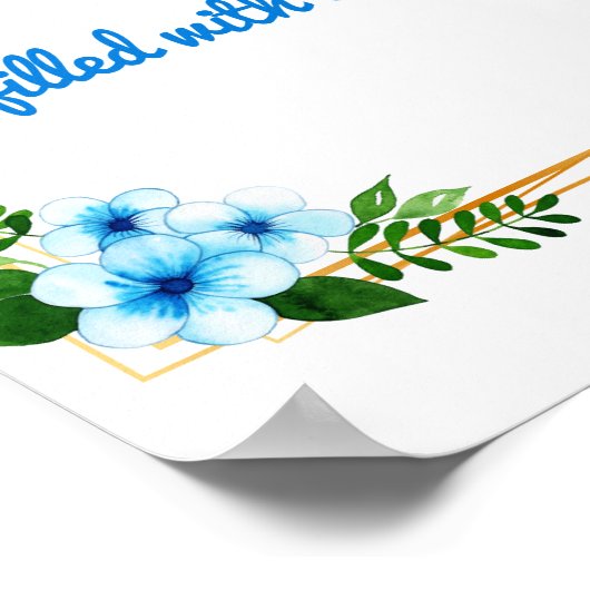 Morning positive vibes affirmations ポスター (角)