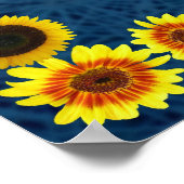 Morning Prayer in a Sunflower Frame ポスター (角)