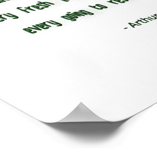 Morning Quote by Arthur Schopenhauer ポスター (角)