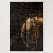 Morning Rail Station ジグソーパズル (縦)