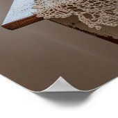 Morning Reverie on the Vanity – Soft Pastel Floral ポスター (角)