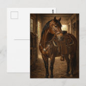 Morning Ride | Horse Art | Postcard ポストカード (正面/裏面)