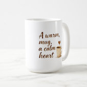 Morning Rituals & Inner Calm コーヒーマグカップ (正面右)