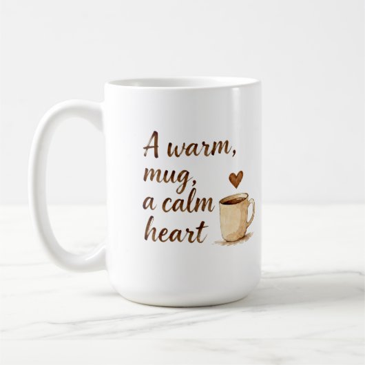 Morning Rituals & Inner Calm コーヒーマグカップ (左)