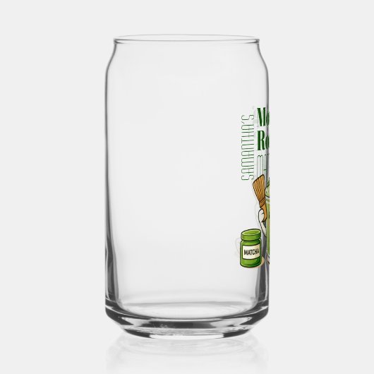 Morning Routine Matcha Club Personaliezed ガラス缶 (右)