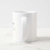 Morning Snowfall | A Quiet Cup | Winter Mug ジャンボコーヒーマグカップ (裏面)