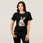 Morning Snuggles Bunny Brew Bliss Cocoa & Cuddles トライブレンドTシャツ (正面全面)