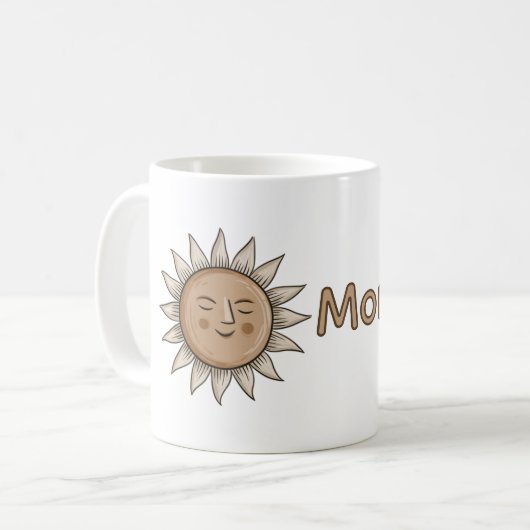 Morning Sun Coffee Mug コーヒーマグカップ (正面左)