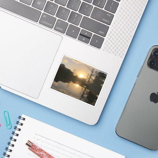 Morning Sunrise シール (ノートパソコンとiPhone)
