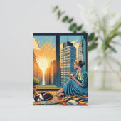 Morning Time in the City | 反省者 ポストカード (スタンド正面)