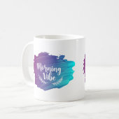 Morning Vibe Brush Stroke Mug コーヒーマグカップ (正面左)