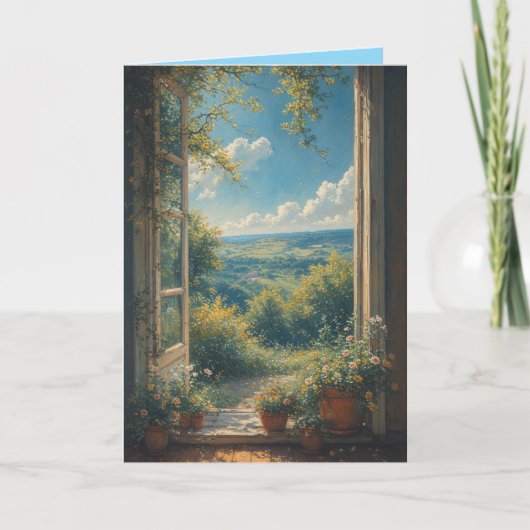 Morning View from the patio カード (正面)