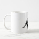 Morning With A Watchful Bulldog コーヒーマグカップ (左)