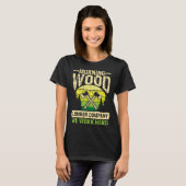 Morning wood lumber company wilderness axeman tシャツ (正面フル)