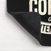 Mornings Are For Coffee And Contemplation, Cute Co マウスパッド (コーナー)