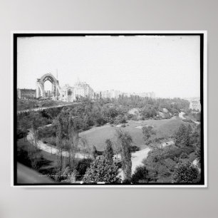 Morningside Park, New York c1904,ヴィンテージ ポスター