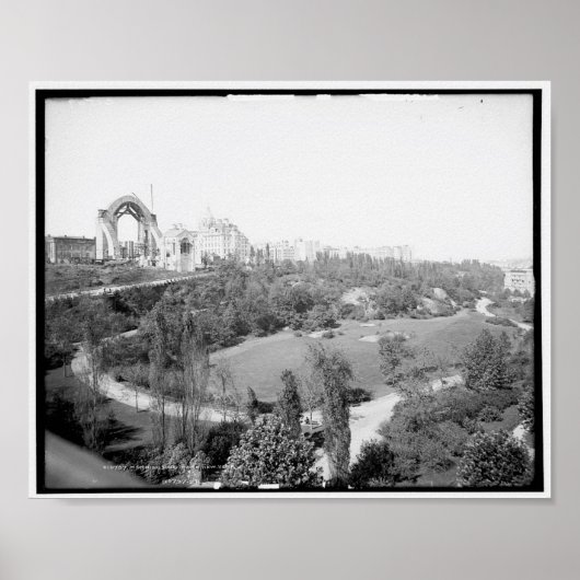 Morningside Park, New York c1904,ヴィンテージ ポスター (正面)
