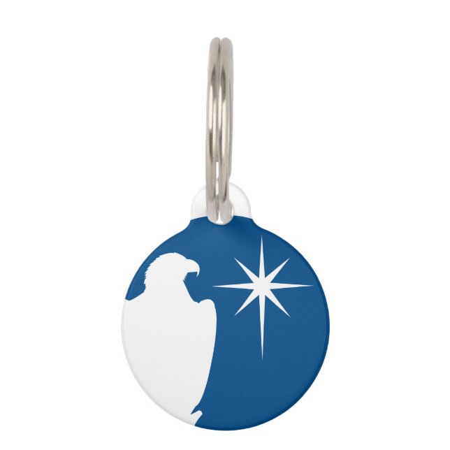 MorningStarペットタグ- [名前をカスタムする] ペット　ネームタグ (正面)