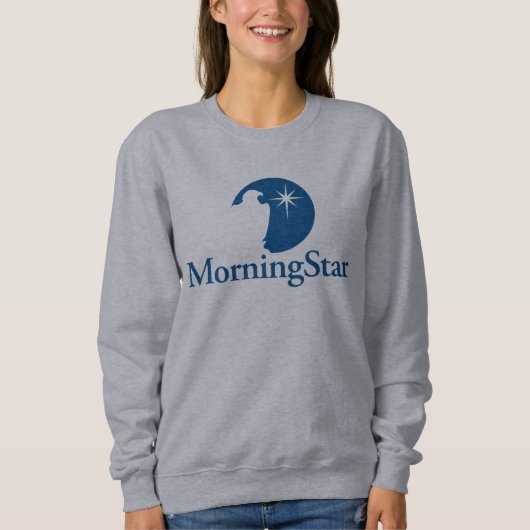 MorningStar Women's Sweatshirt – 軽 スウェットシャツ (正面)