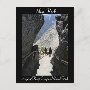 Moro Rock Sequoia国立公園用はがき ポストカード