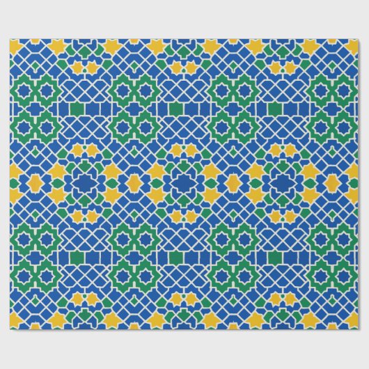 morocan zelij ラッピングペーパー (フラット)