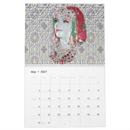 Moroccan Amazigh Beauty Calendrier カレンダー (5月 2027)