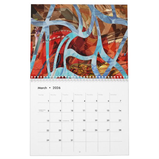 Moroccan Amazigh Beauty Calendrier カレンダー (3月 2026)