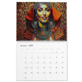 Moroccan Amazigh Beauty V2 カレンダー (1月 2027)