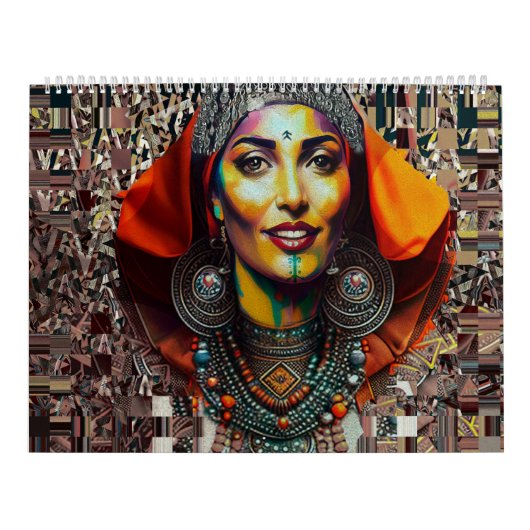 Moroccan Amazigh Beauty V2 カレンダー (カバー)