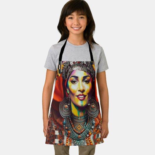 Moroccan Amazigh Beauty V3 エプロン (インサイチュ)