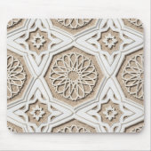 Moroccan Arabesque Architectural Lattice Art  マウスパッド (正面)