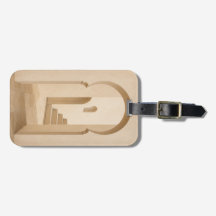 Moroccan Arch Luggage Tag | Minimalist Travel Acce