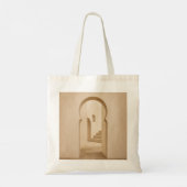 Moroccan Arch Tote Bag | Minimalist Riad Inspired トートバッグ (裏面)