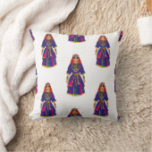 Moroccan Berber Woman Traditional Dress クッション (ブランケット)