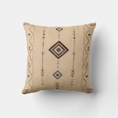 Moroccan Boho Pillow クッション (裏面)