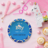 Moroccan Boy Baby Shower  ペーパープレート (パーティー)