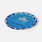 Moroccan Boy Baby Shower  ペーパープレート (アングル)