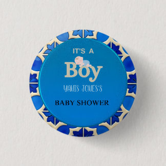 Moroccan Boy Baby Shower  缶バッジ