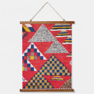 Moroccan carpet inscriptions 吊り下げ型タペストリー