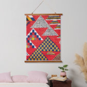 Moroccan carpet inscriptions 吊り下げ型タペストリー (寝室)