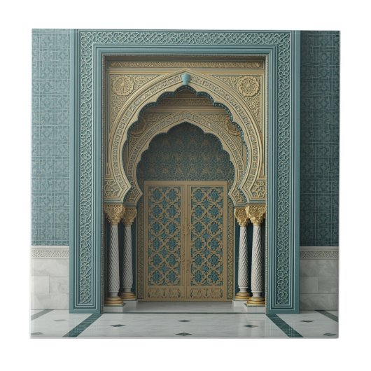 Moroccan Ceramic Tile – Decorative Home Décor  タイル (正面)