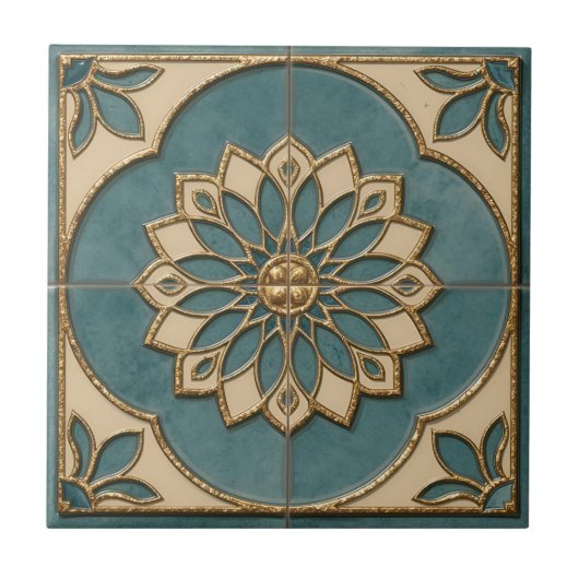 Moroccan Ceramic Tile – Decorative Home Décor  タイル (正面)
