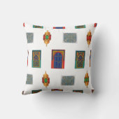 Moroccan Doors and Lanterns Mosaic クッション (裏面)