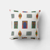 Moroccan Doors and Lanterns Mosaic  クッション (正面)