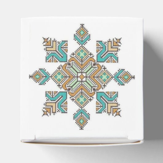 Moroccan Embroidery Star フェイバーボックス (上部)
